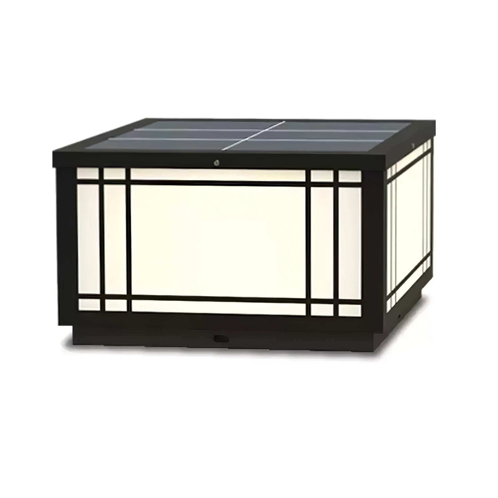 Solar Cube Laterne Außenlampe - Moderne Garten &amp; Terrasse Ambientebeleuchtung