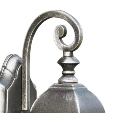 Frostine Traditional Outdoor Wall Light - Leaded Water Glass Lantern for Porch and Patio Lighting