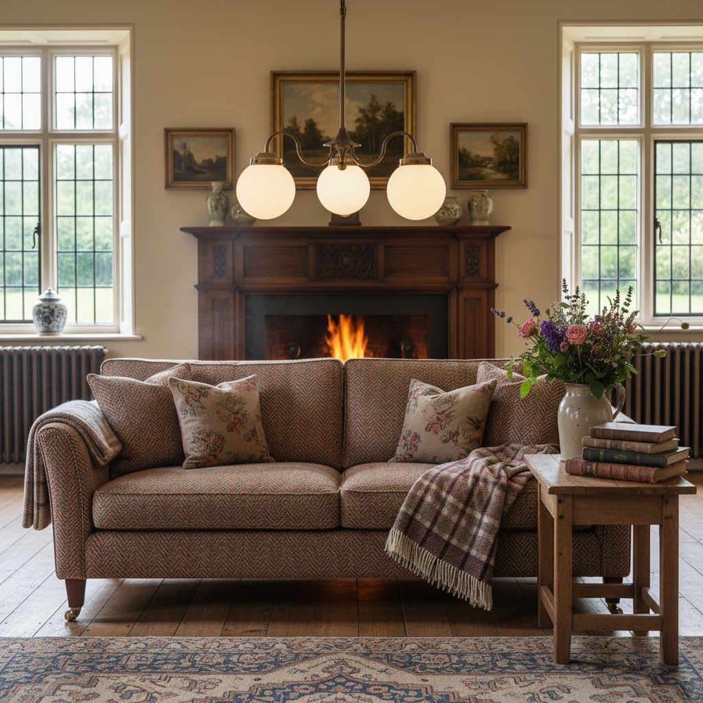 Glorica Glass Vintage Globe Kronleuchter – Messing 3-flammige Hängeleuchte aus Milchglas