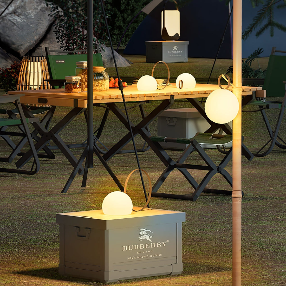 Dome Table Lamp - Portable Ambient Light for Living Room & Bedroom