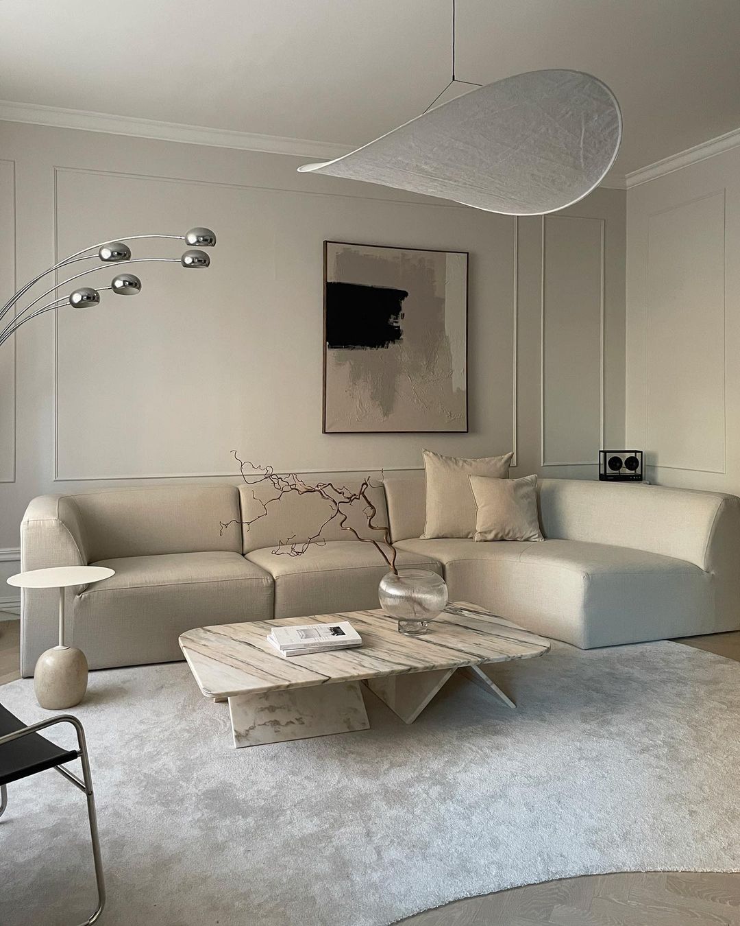 Cloudlike Mulberry Silk Plug-In Pendant Light