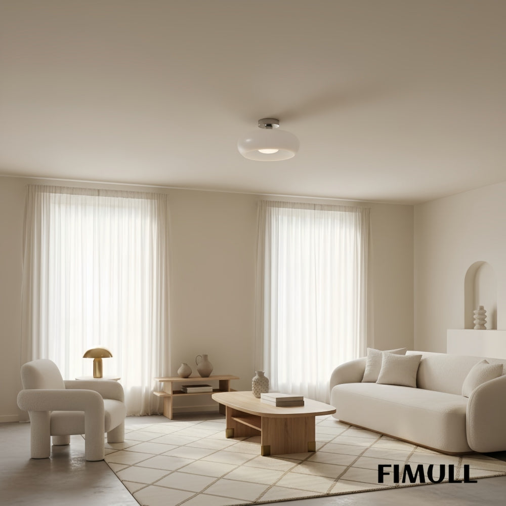 Chic Bauhaus Disc Ceiling Light for Contemporary Homes and Studios