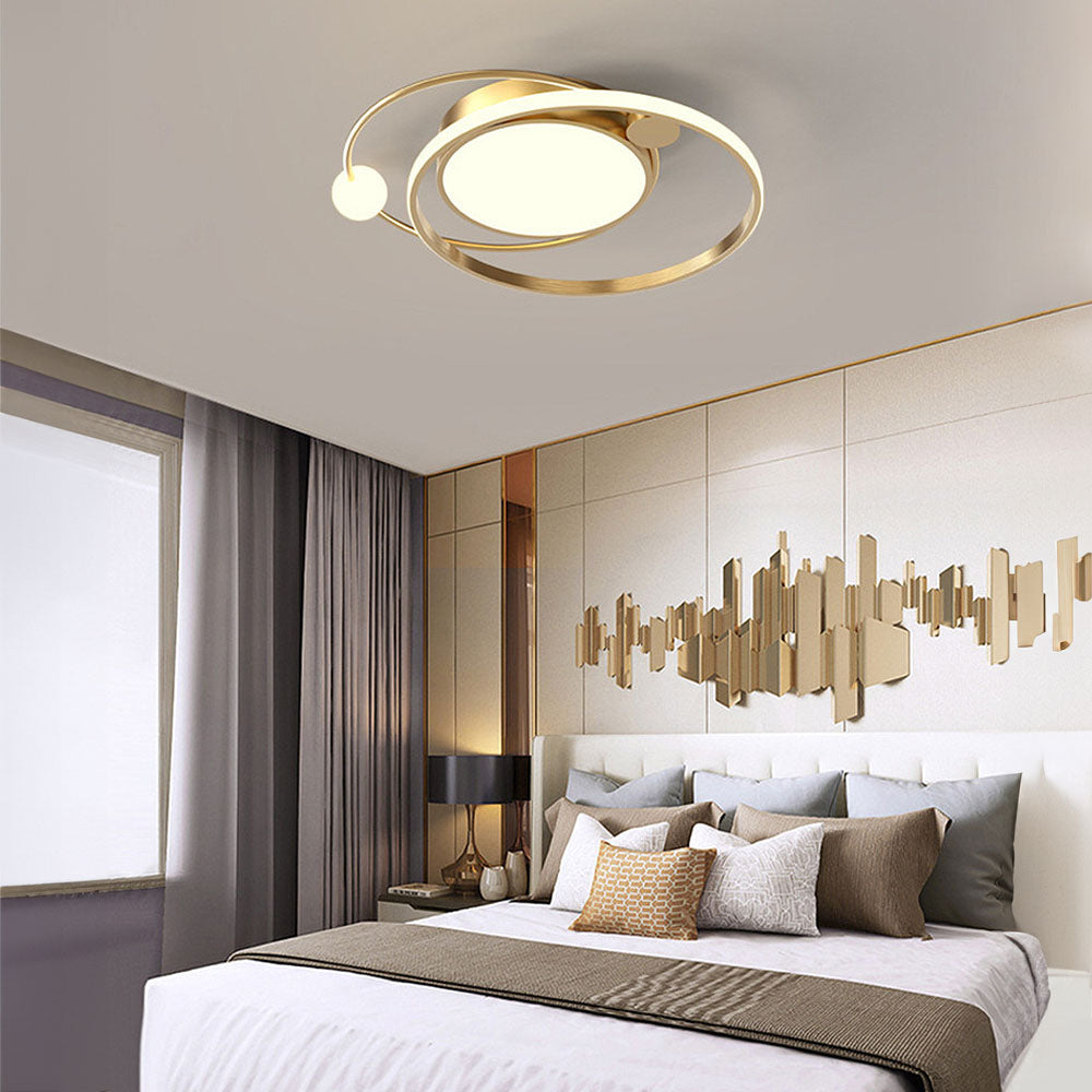 Modern Round LED Ceiling Light – Minimalist Fixture for Living Spaces