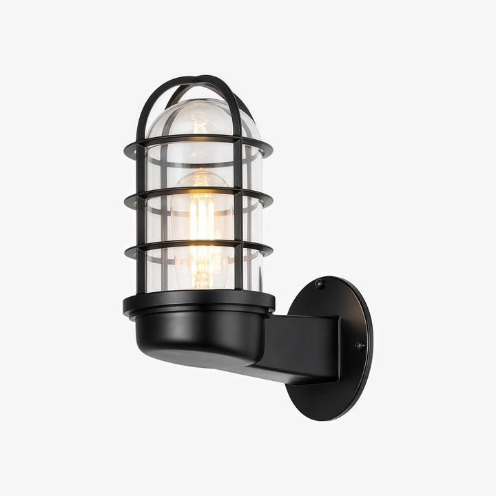 Patnox Klare Glas-Industrielle Wandlampe