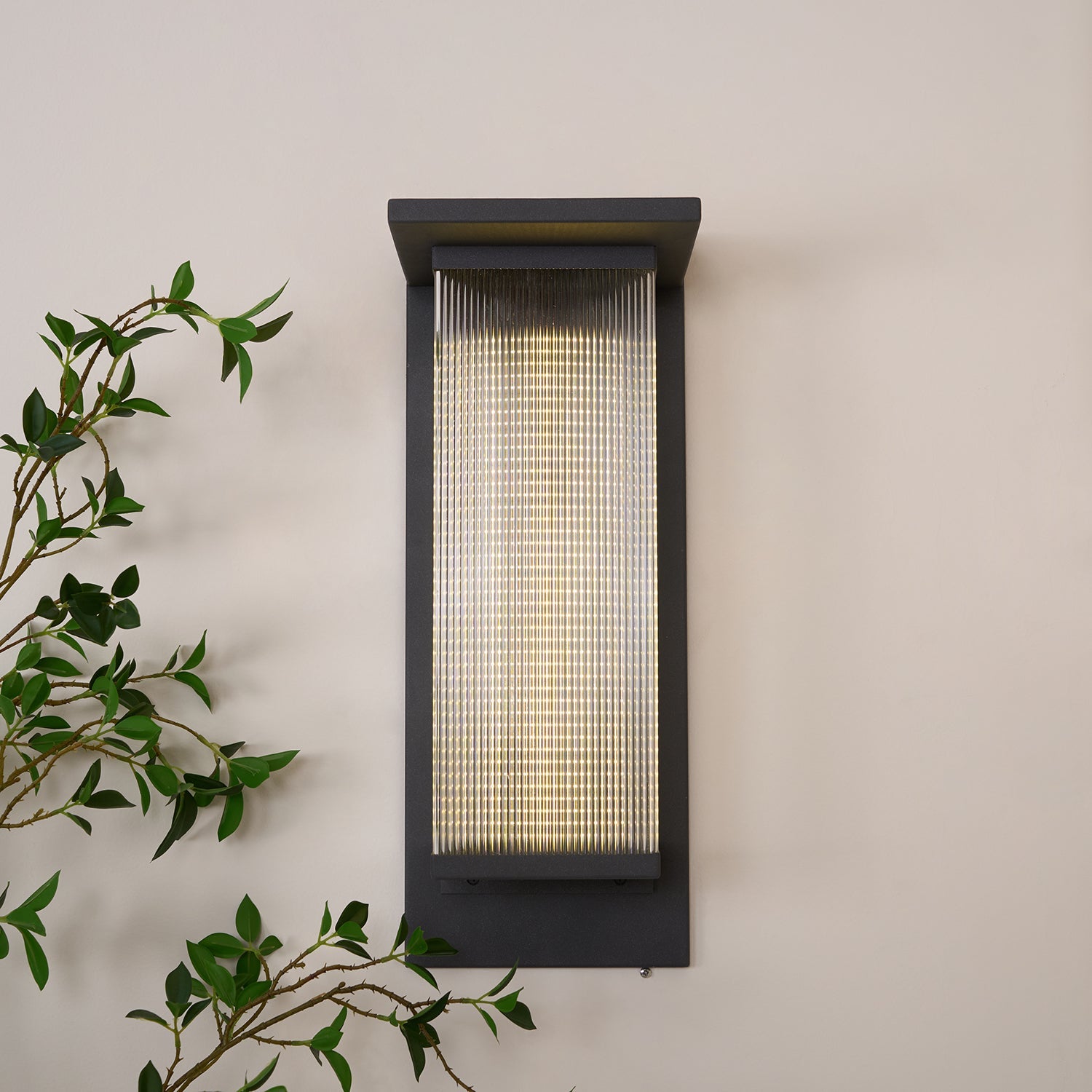 Outdoor Solar Wall Lamp - Modern LED Light for Garden & Patio