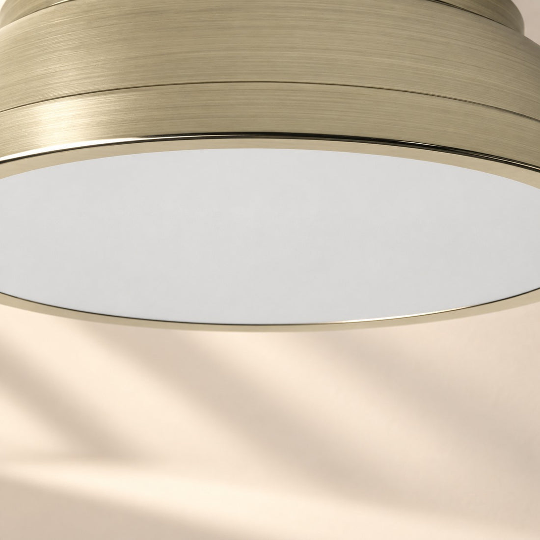 Metal Flush Mount Ceiling Fixture with Frosted Diffuser