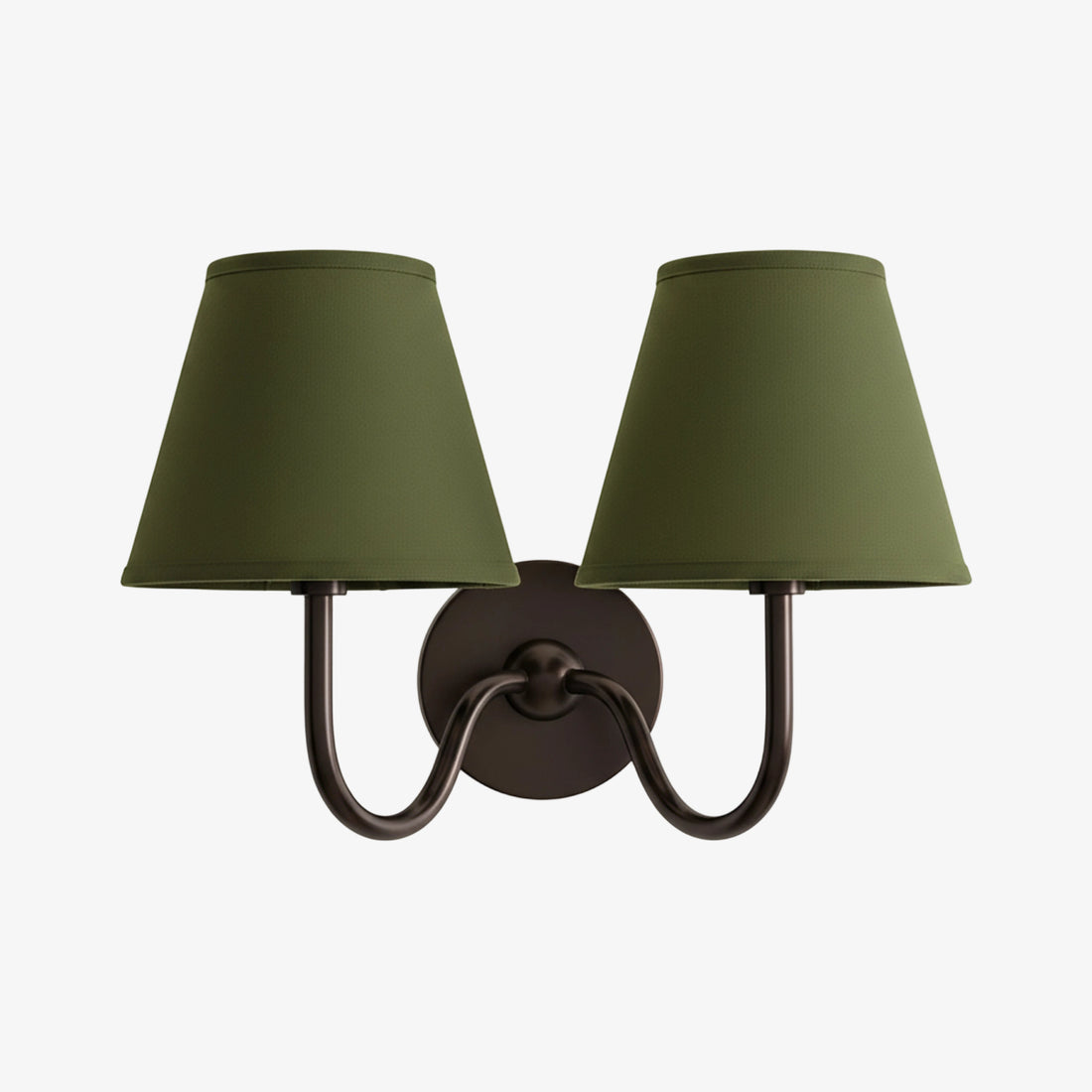 Luvora Vintage Pleated Shade Wall Lamp - Modern Brass Linen Wall Lighting