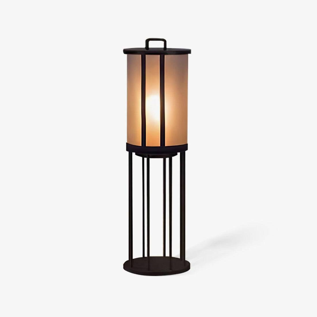 Runde Laterne Außenlampe - Acrylsäule Warmes Licht für den Gang