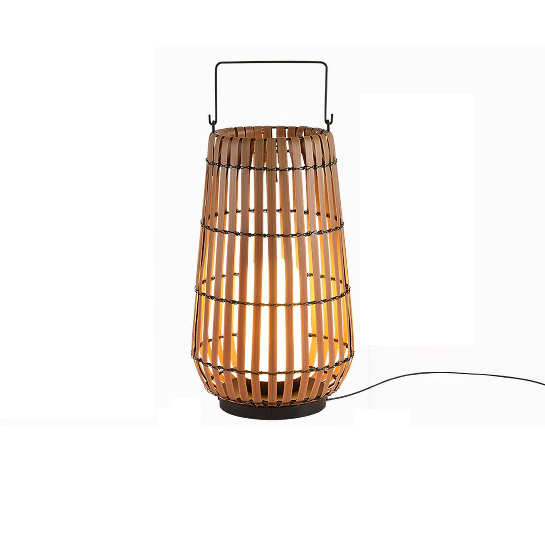 Tropic Braid Outdoor Lamp - Faux-Rattan Metal Waterproof