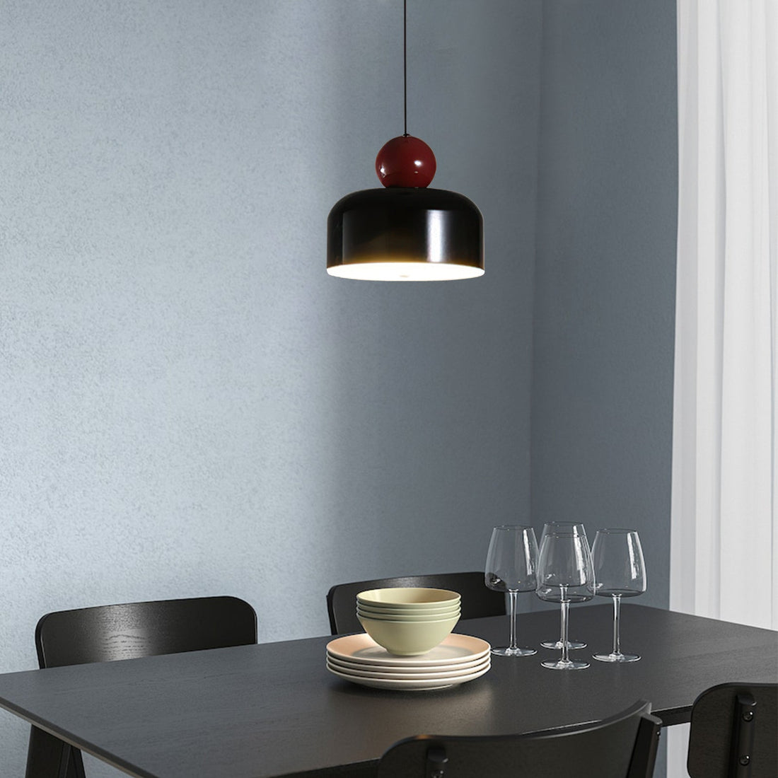 Creative Cone Pendant Light - Unique Adjustable Lighting for Bedroom