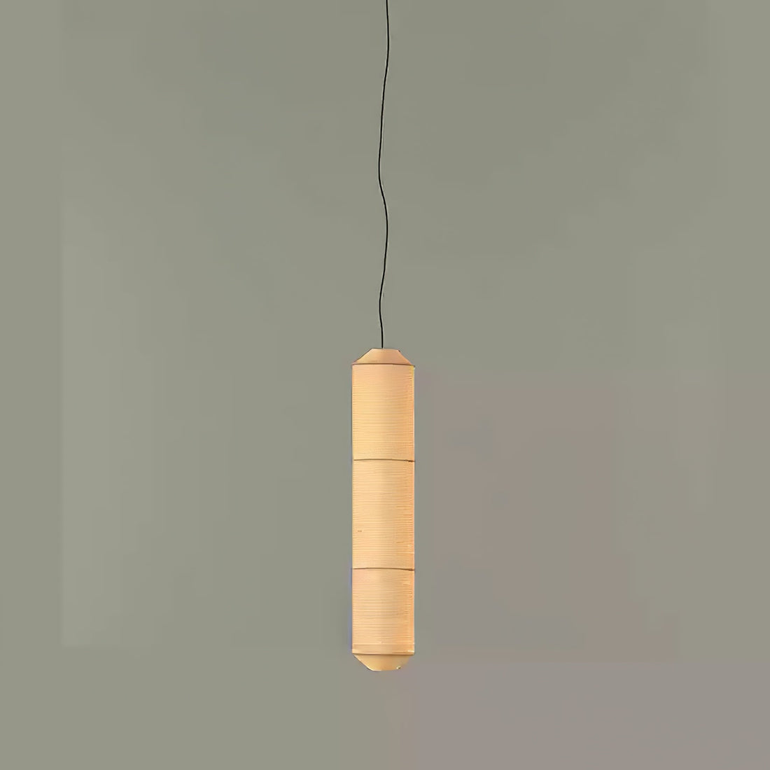 Hängelampe aus Maulbeerseide – Warme LED-Beleuchtung für Wohnzimmer