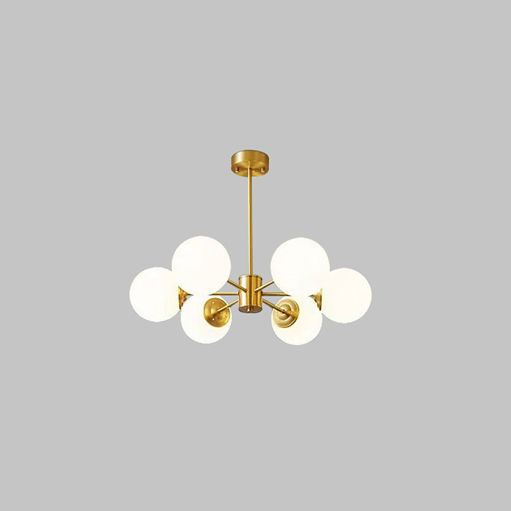 Gold Luxury Chandelier – Brass Fixture for Elegant Bedroom Décor