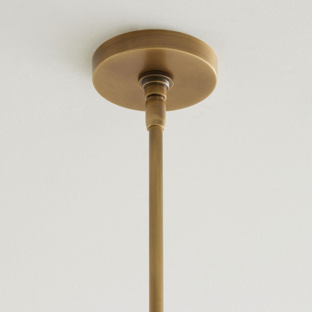 Lirra Clear Glass Industrial Pendant Light - Perfect for Kitchen Island & Dining Room