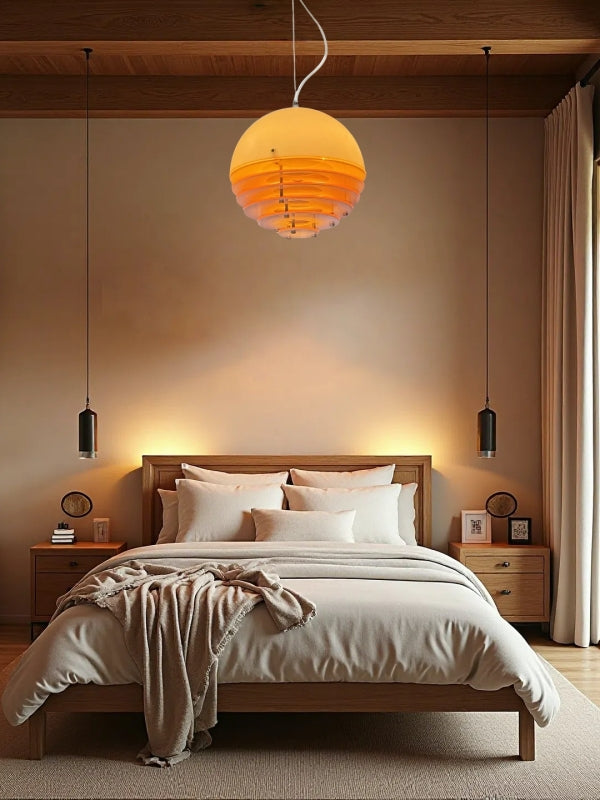 Bauhaus Sunset Pendelleuchte - Moderne Designer-Ambientelampe fürs Wohnzimmer