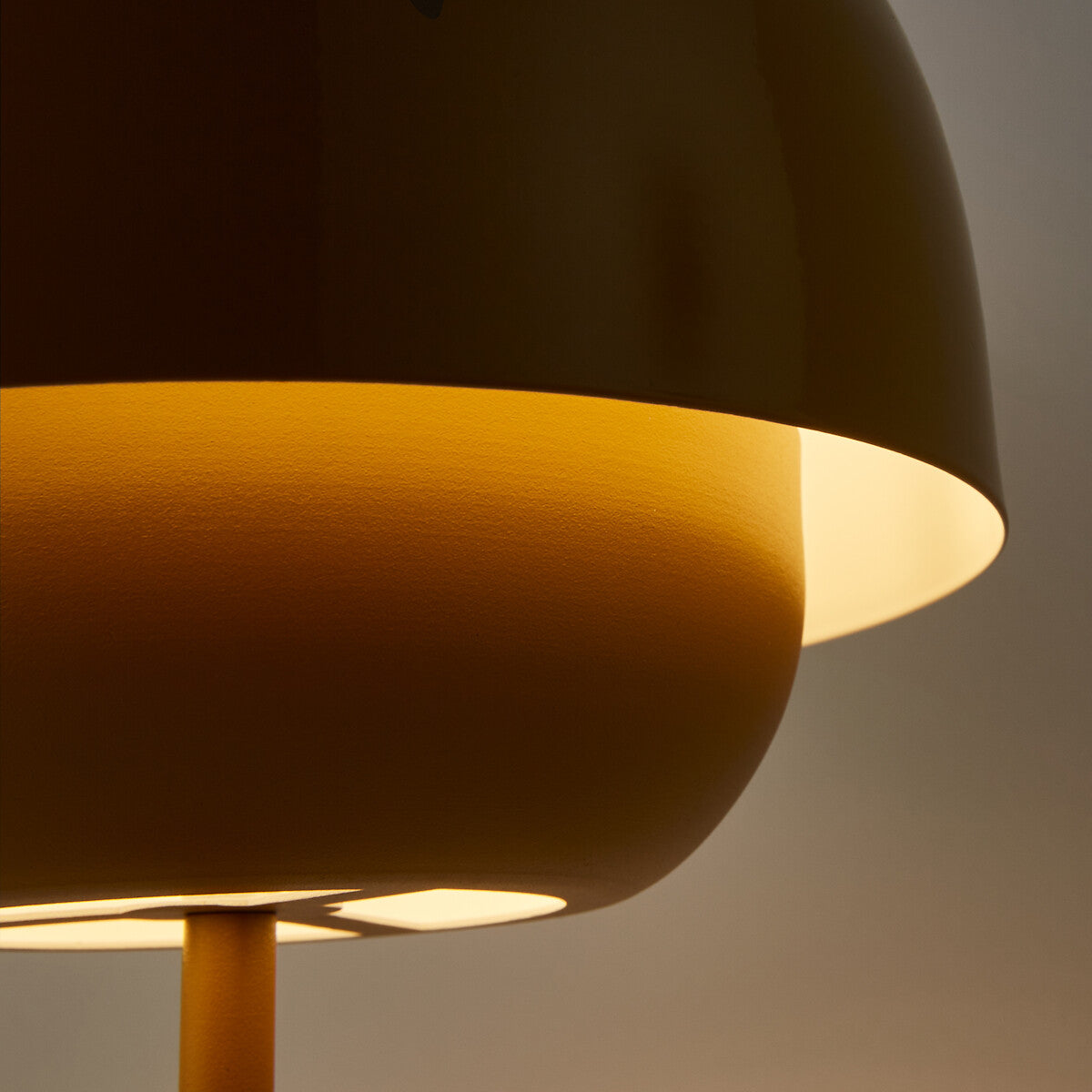 Clinco Contemporary Metal Table Lamp- Retro-Inspired Dome Design