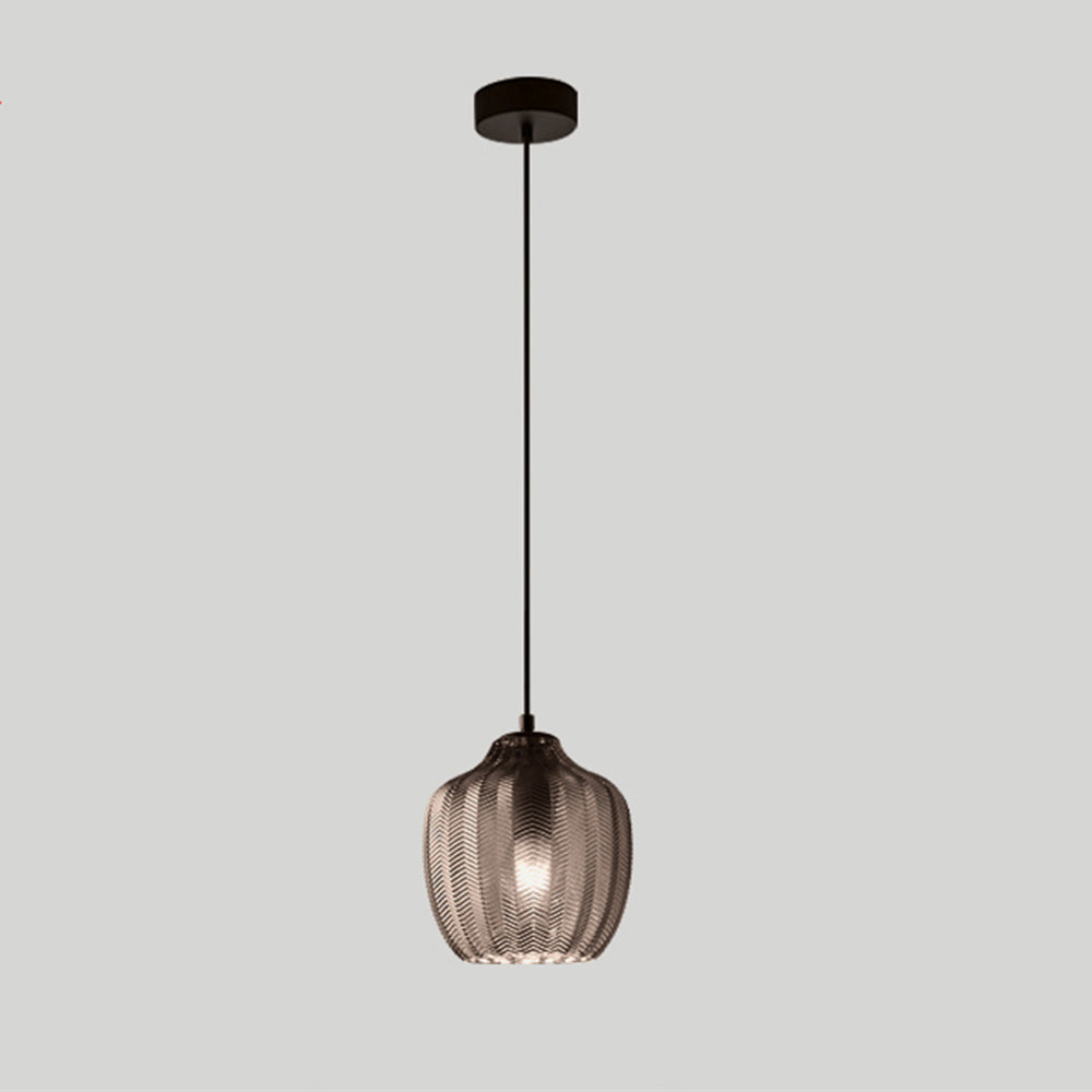 Glass Lampshade Pendant Lamp - Stylish Fixture for Living Room