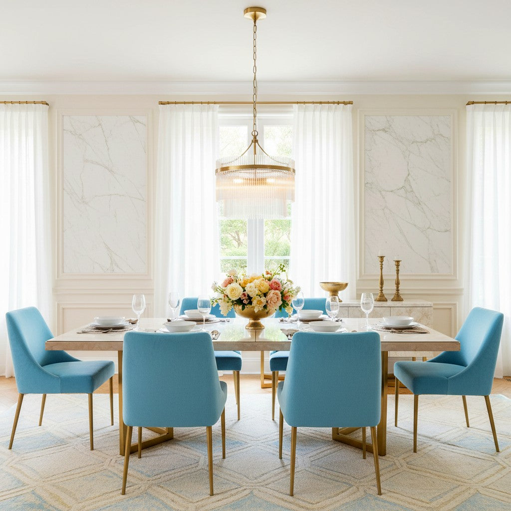 RibGlow Pendant Light – Trio Pendant with Elegant Glass Rods for Dining or Hallway