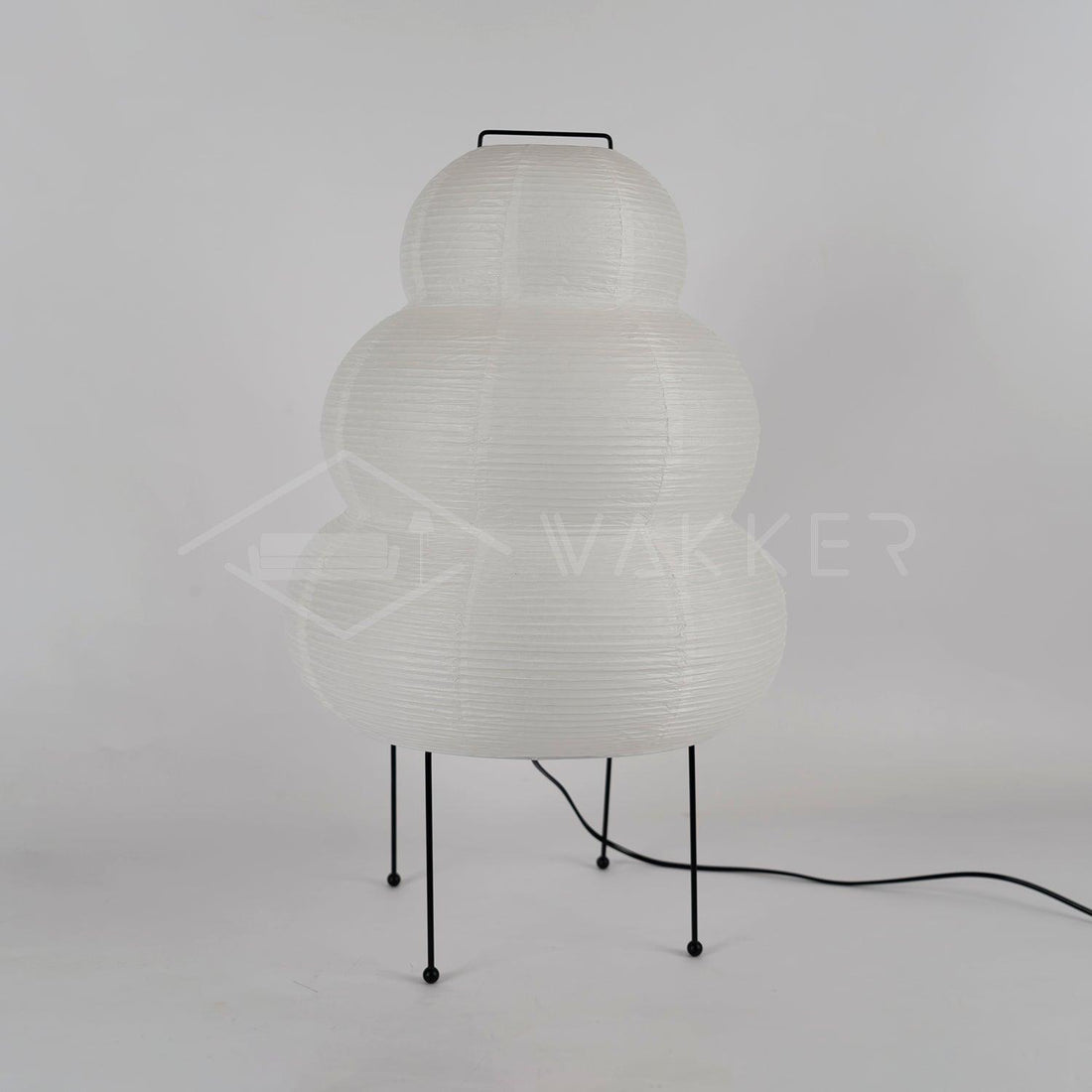 Japanisch inspirierte Papiertischlampe – Maulbeerpapierlampe fürs Schlafzimmer