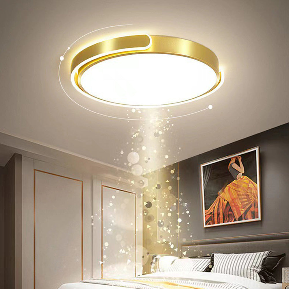 Minimalist LED Ceiling Light – Round Acrylic Fixture for Bedroom