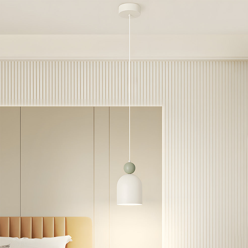 Iron Pendant Light - Compact Minimalist Living Room Lighting