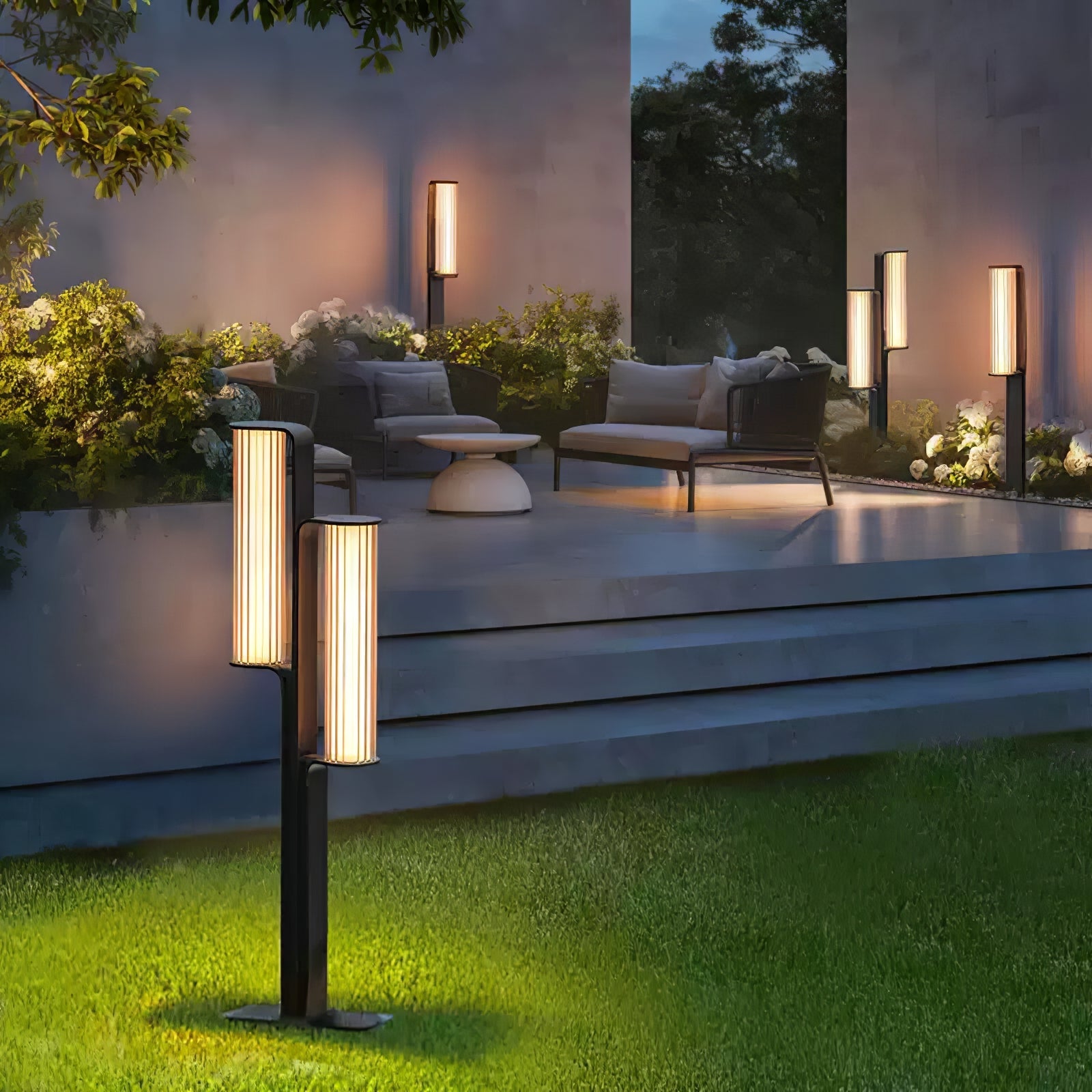 Modern Outdoor Lamp - Outdoor Post Lamp Great for Gardens/Patios