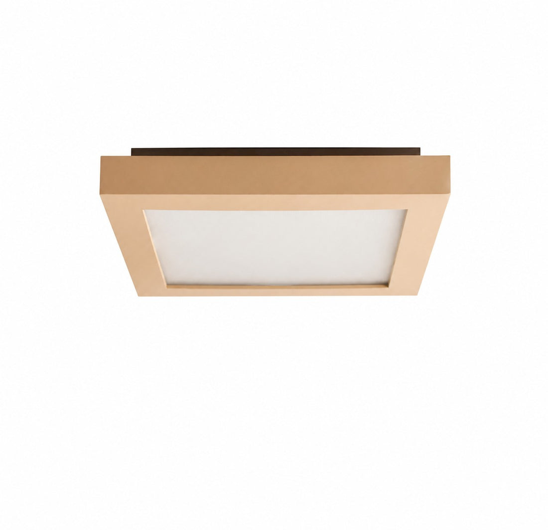 Cream Square Flush Mount Ceiling Lamp