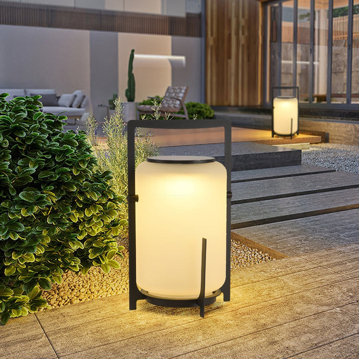Solar-Tischlampe für den Außenbereich – Langlebigkeit aus Edelstahl