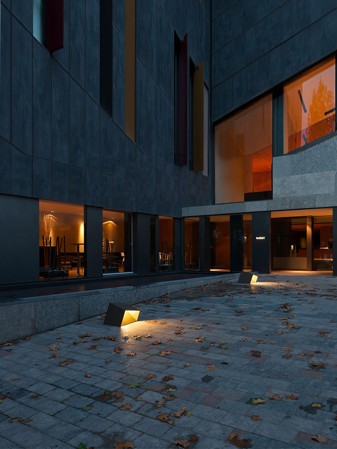 Cube Outdoor LED Lamp - Modern Weatherproof Light for Garden & Patio