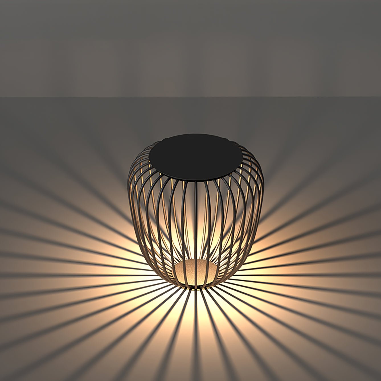 Meridiano Tischleuchte – Wiederaufladbares LED-Licht für Terrasse &amp; Garten