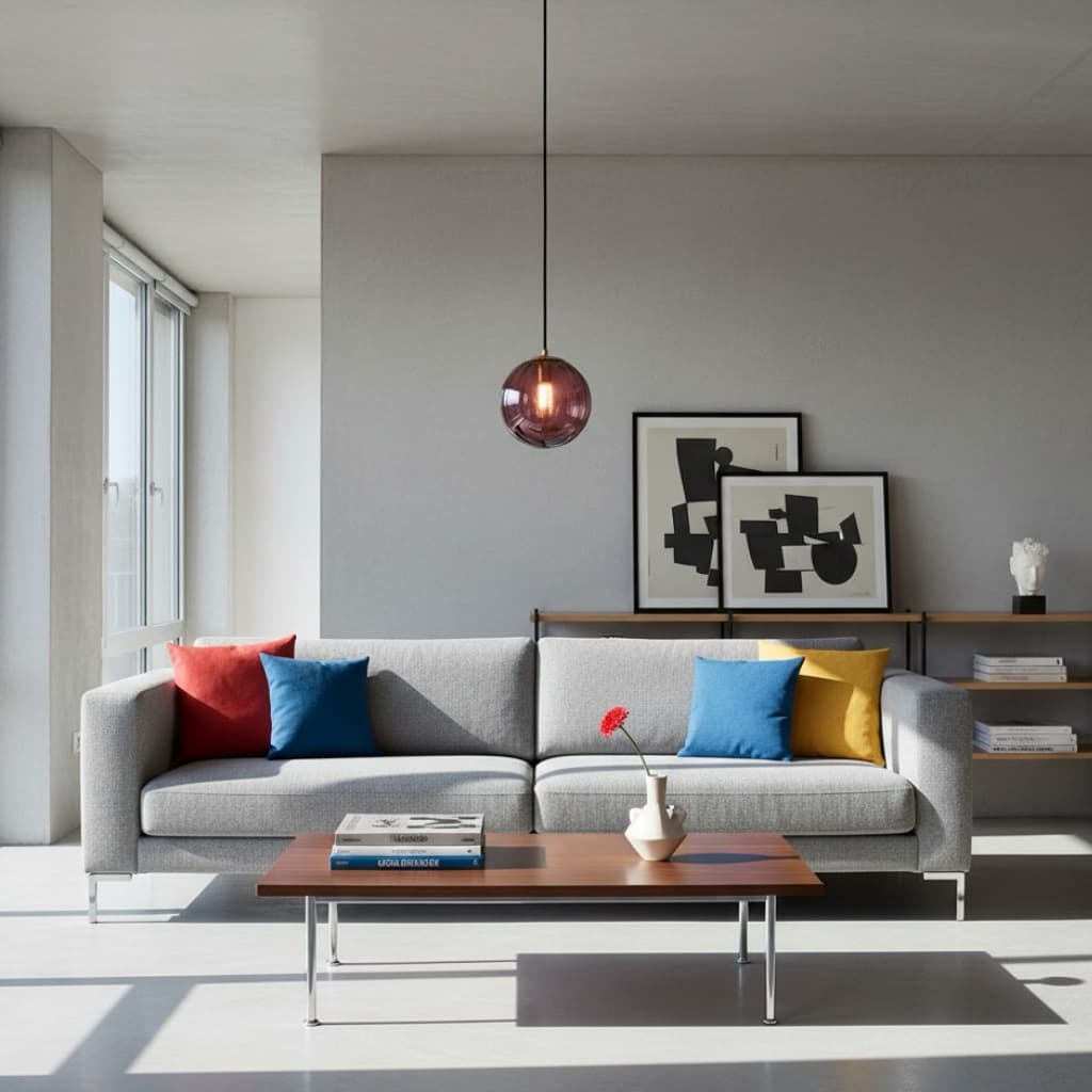 Lunorie Iron Metal Glass Globe Pendant Light – Sculpted Adjustable Pendant for Dining Spaces