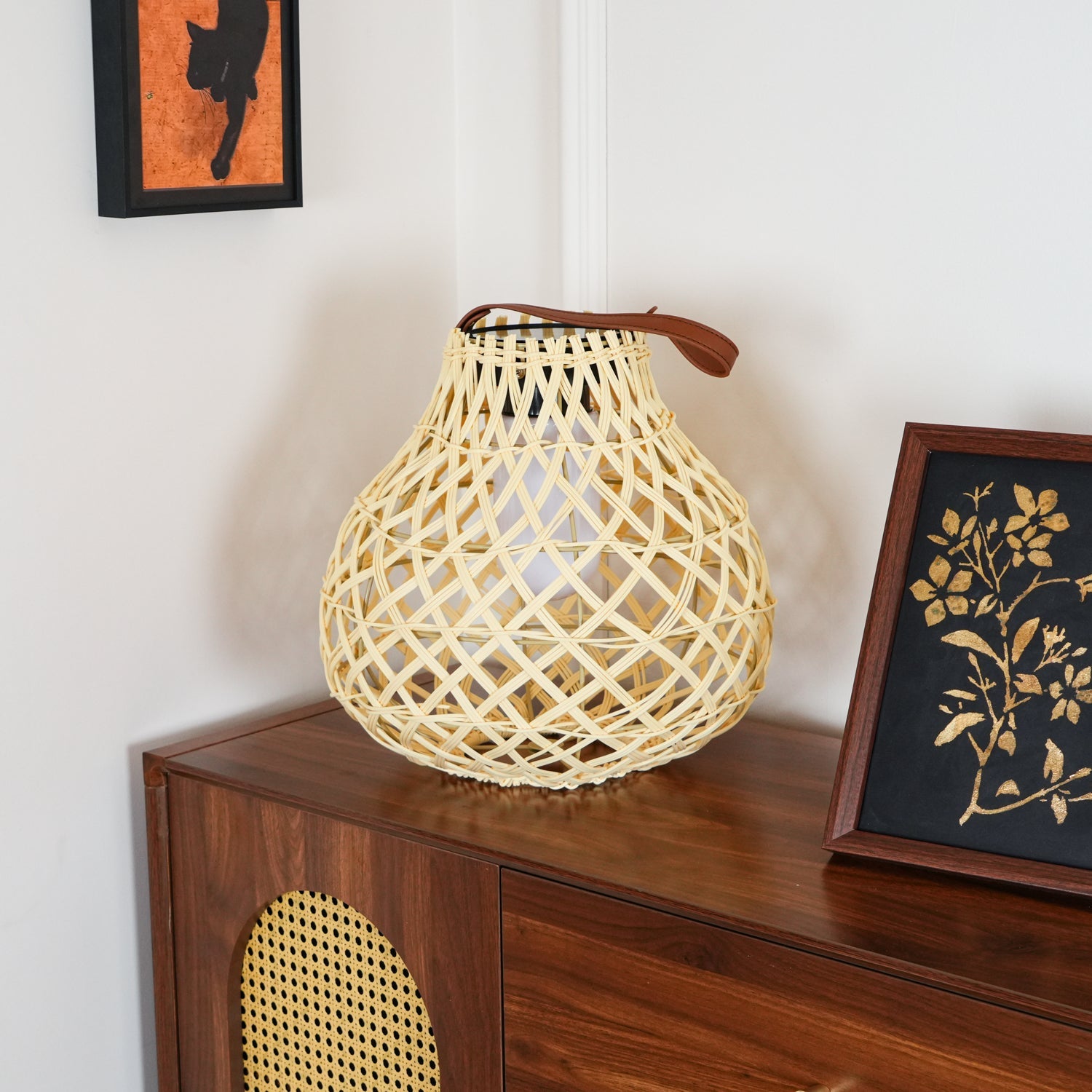 Woven Sphere Lantern Outdoor Lamp - Solar Outdoor Lamp Great