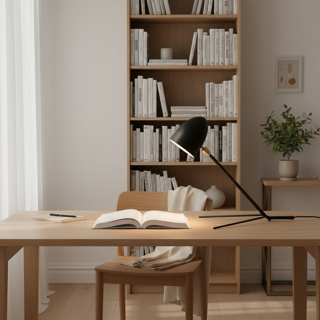 Solavo Modern Tripod Table Lamp with Metal Materials for Living Room