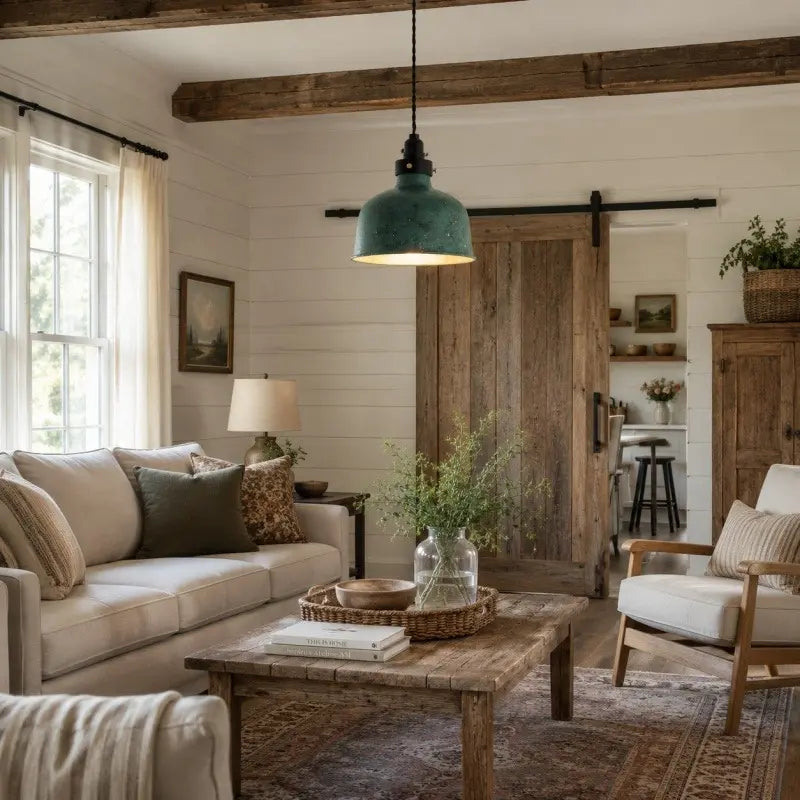 Vintage pendant in a living space