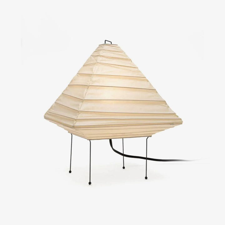 Simplicity Papier-Tischlampe – Japanische Bastelpapierlampe für den Eingangsbereich