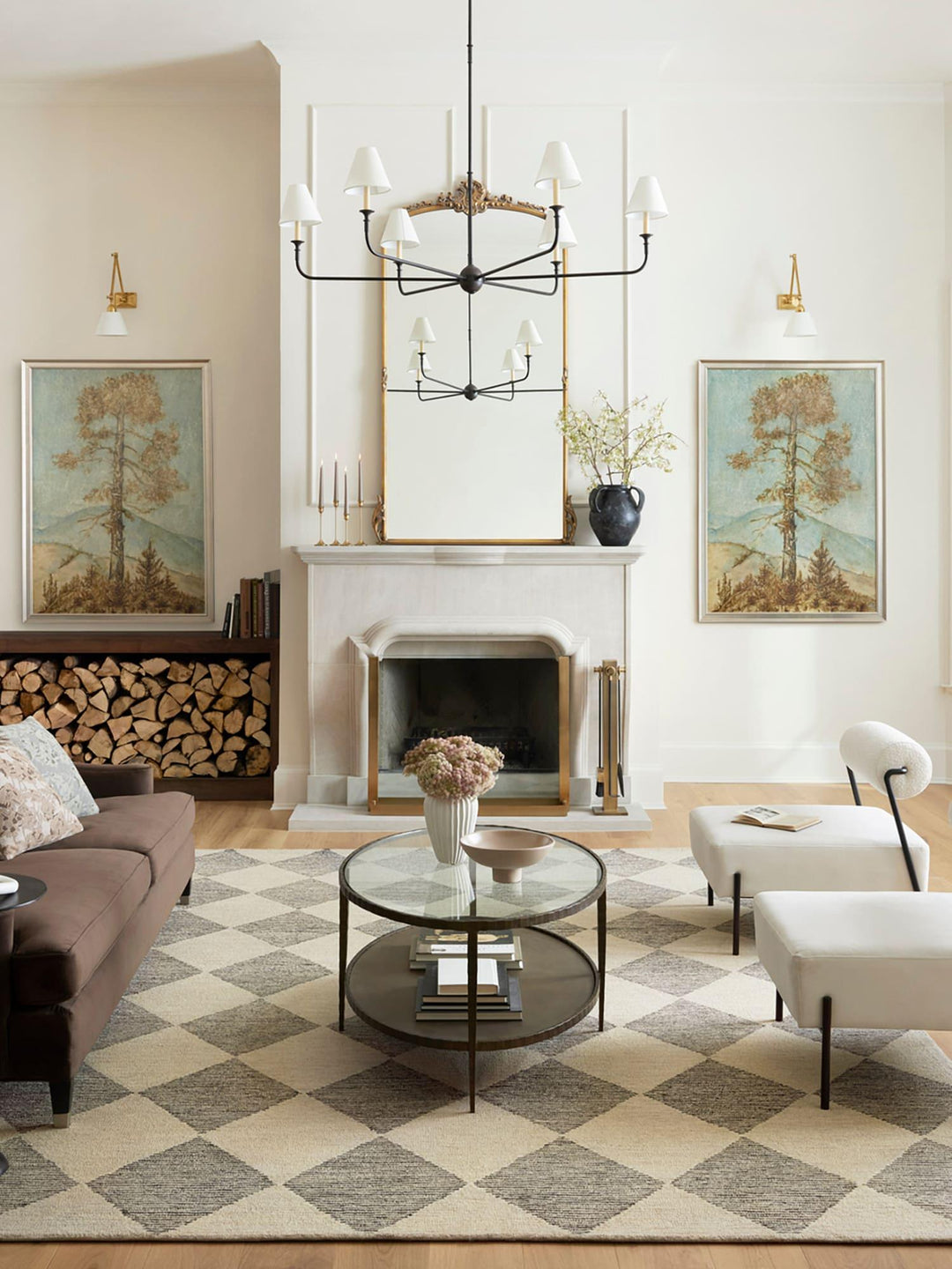 Piaf Grande Moderner Industrie-Kronleuchter aus Metall 