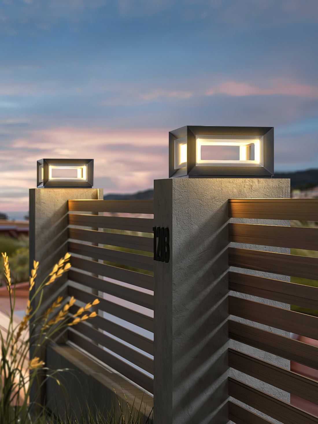 Outdoor Post Light - Waterproof LED Lamp for Garden, Patio & Pathway
