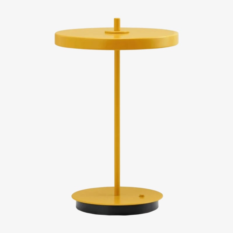 Astris Modern Minimalist Metal Table Lamp Soft LED Illumination for Living Room and Office