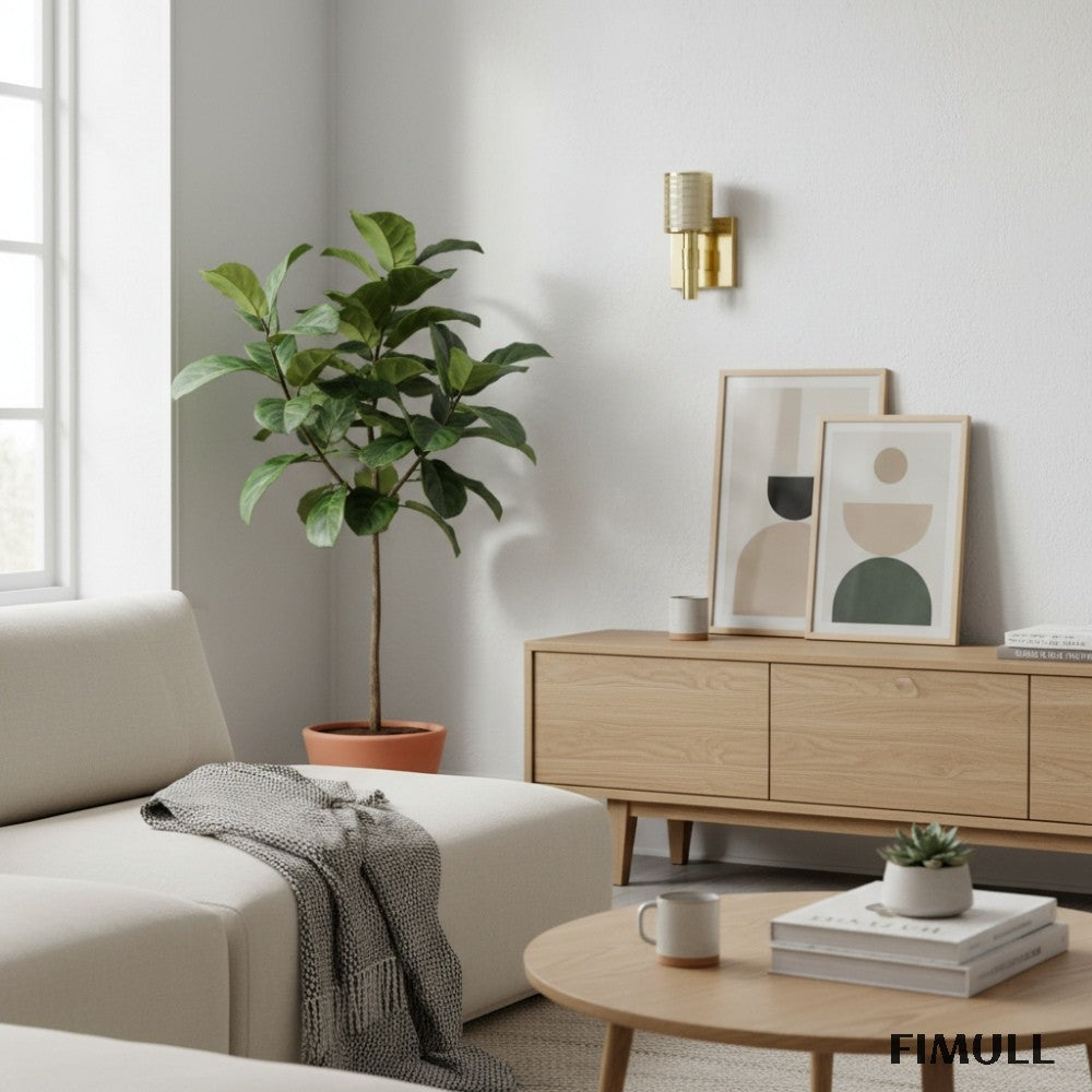 Galvia Perforated Metal Wall Sconce - Modern Wall Light for Hallway