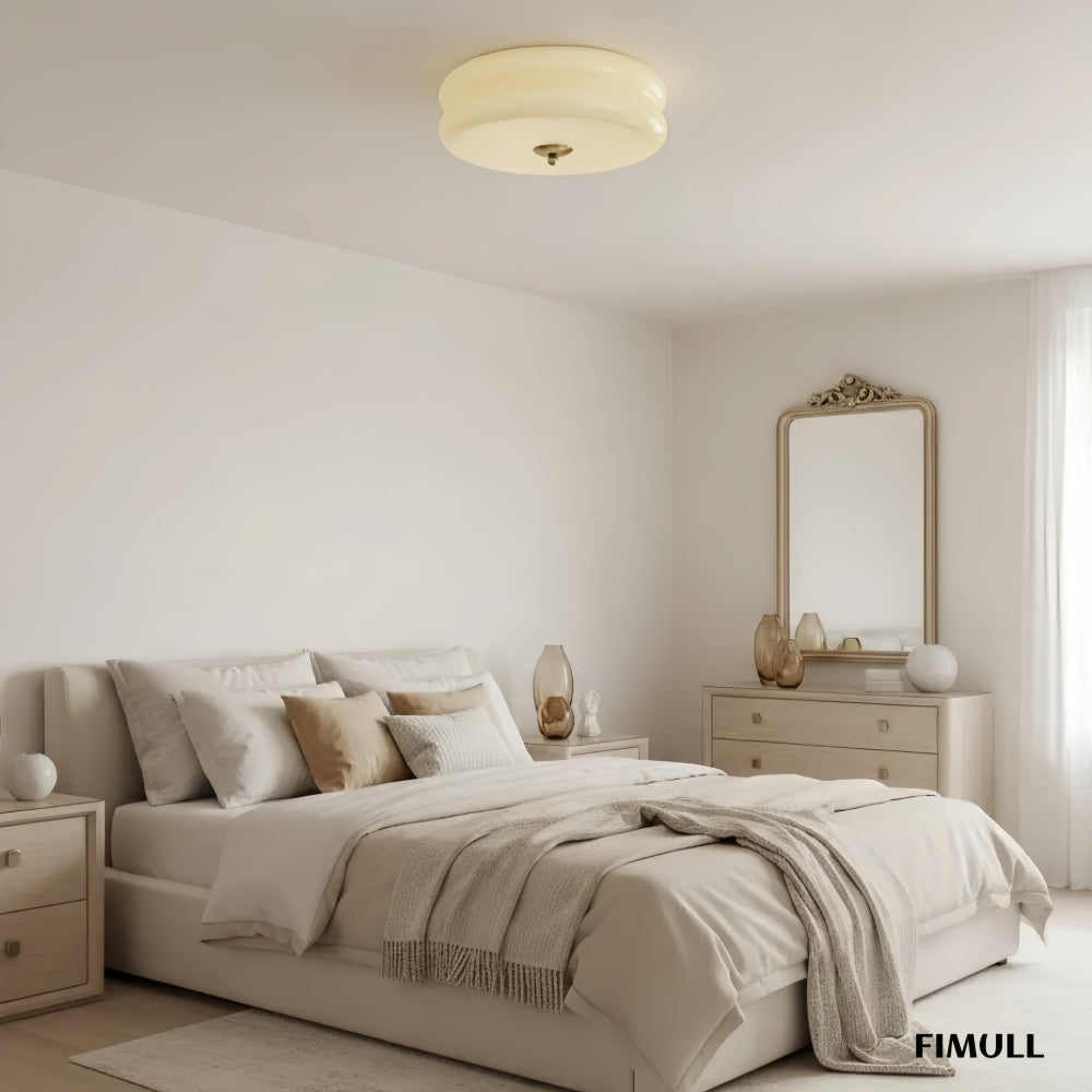 Opalix Elegant Curved Decorative Ceiling Fixture in Art Deco Style for Kitchens