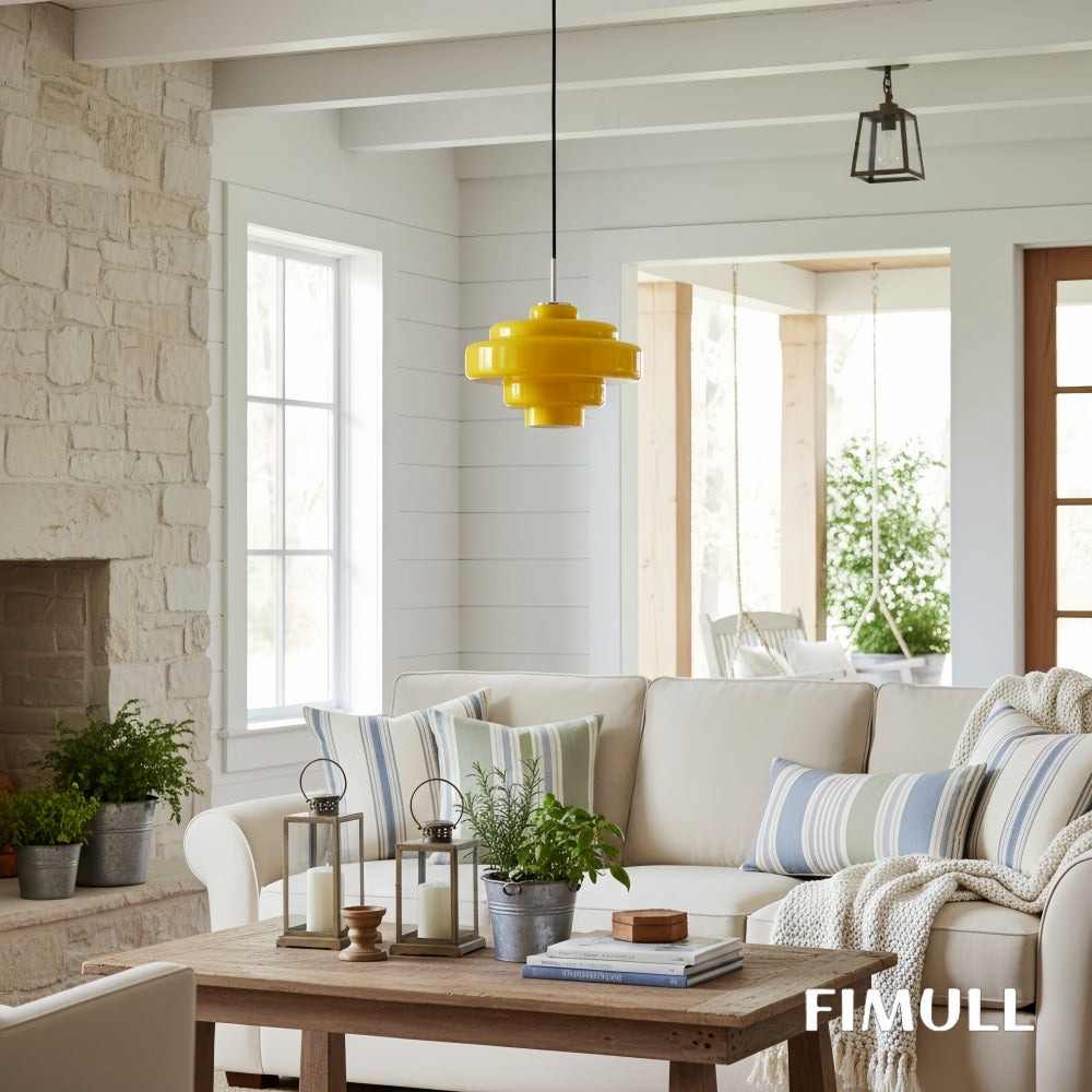 Koloro Millie Glass Pendant Light Modern Retro for Kitchen and Living