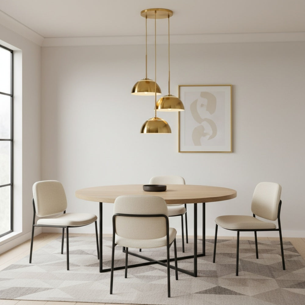 Parvion 3-Head Metal Pendant Light - Adjustable Modern Kitchen Lamp