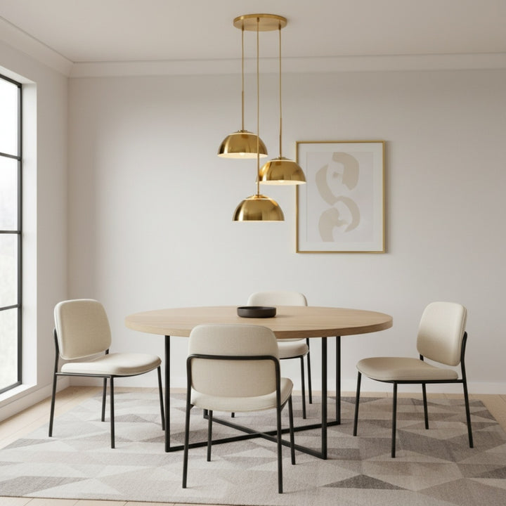Parvion 3-Head Metal Pendant Light - Adjustable Modern Kitchen Lamp