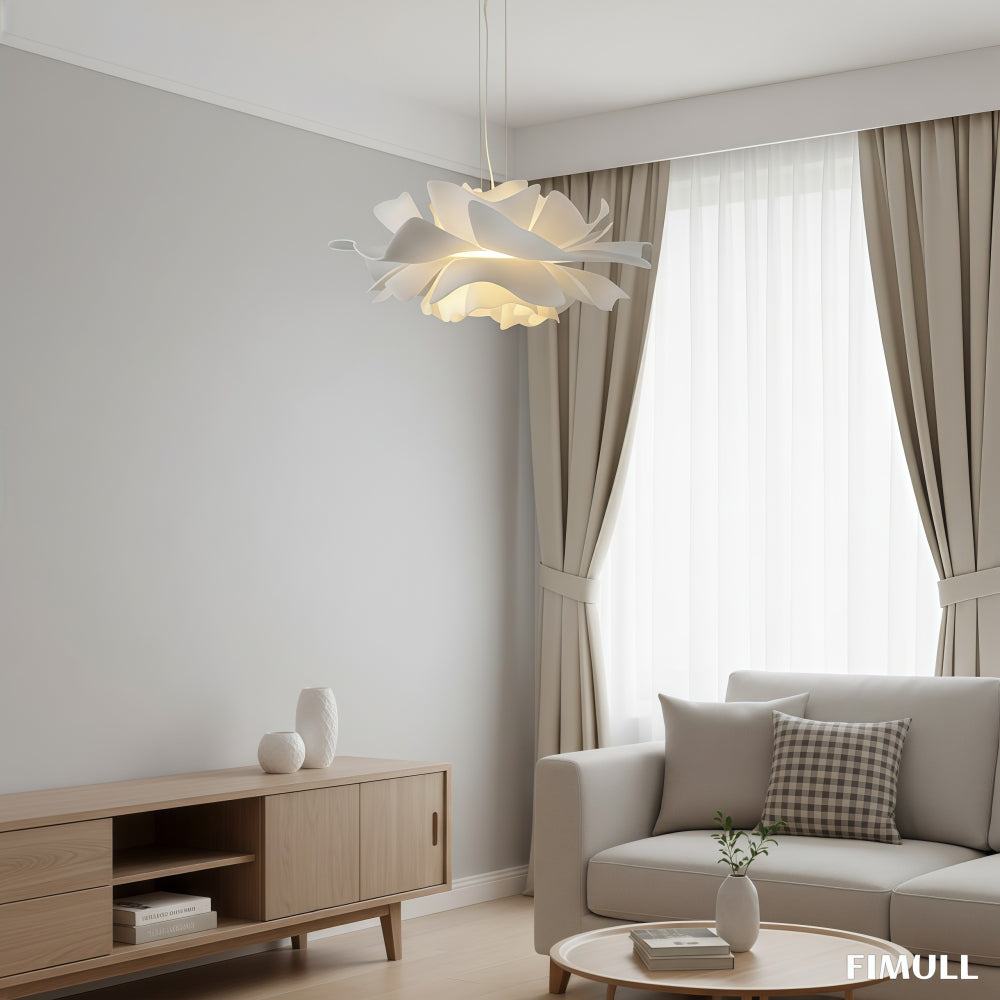 Lotus Flower Petal Pendant Light Nordic Style for Living Room