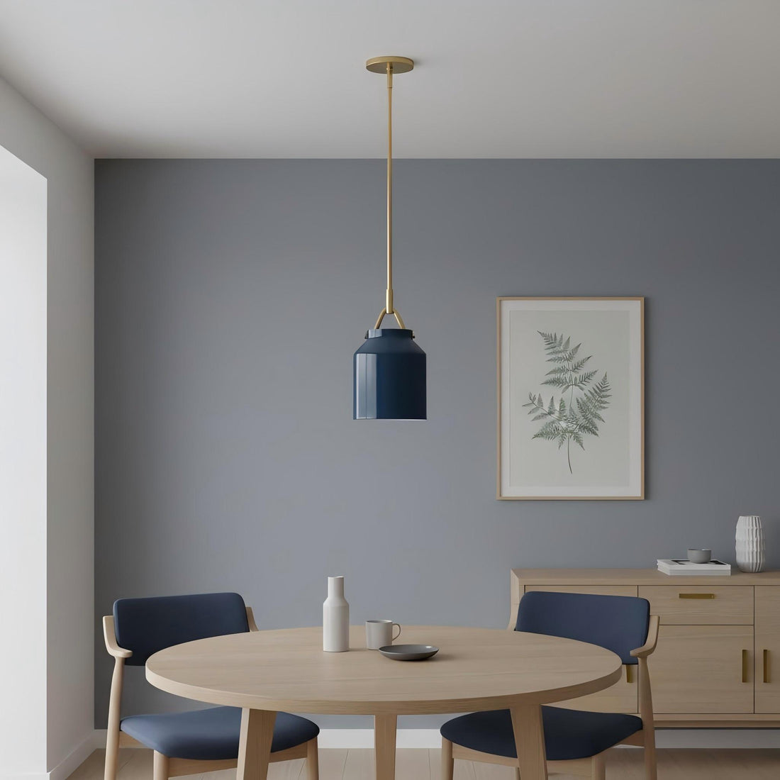Hanton Metal Pendant Light - Modern Hanging Lamp for Dining Room