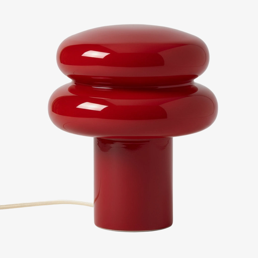 Orra Kleine Opal-Tischlampe - Pilzglaslampe fürs Wohnzimmer