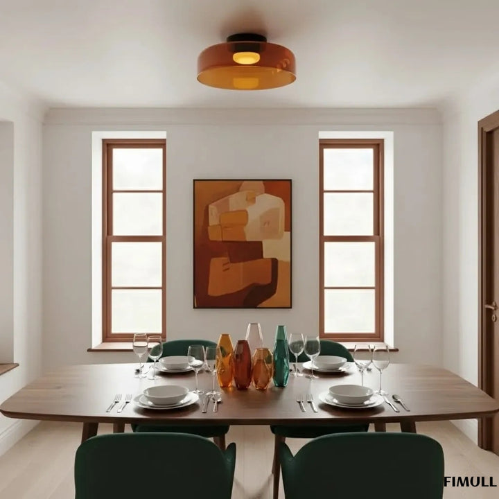 Celestial Modern Layered Glass Ceiling Light - Scandinavian Ceiling Lamp for Home Spaces