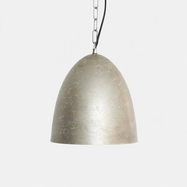 Vintage Distressed Metal Dome Pendant Light