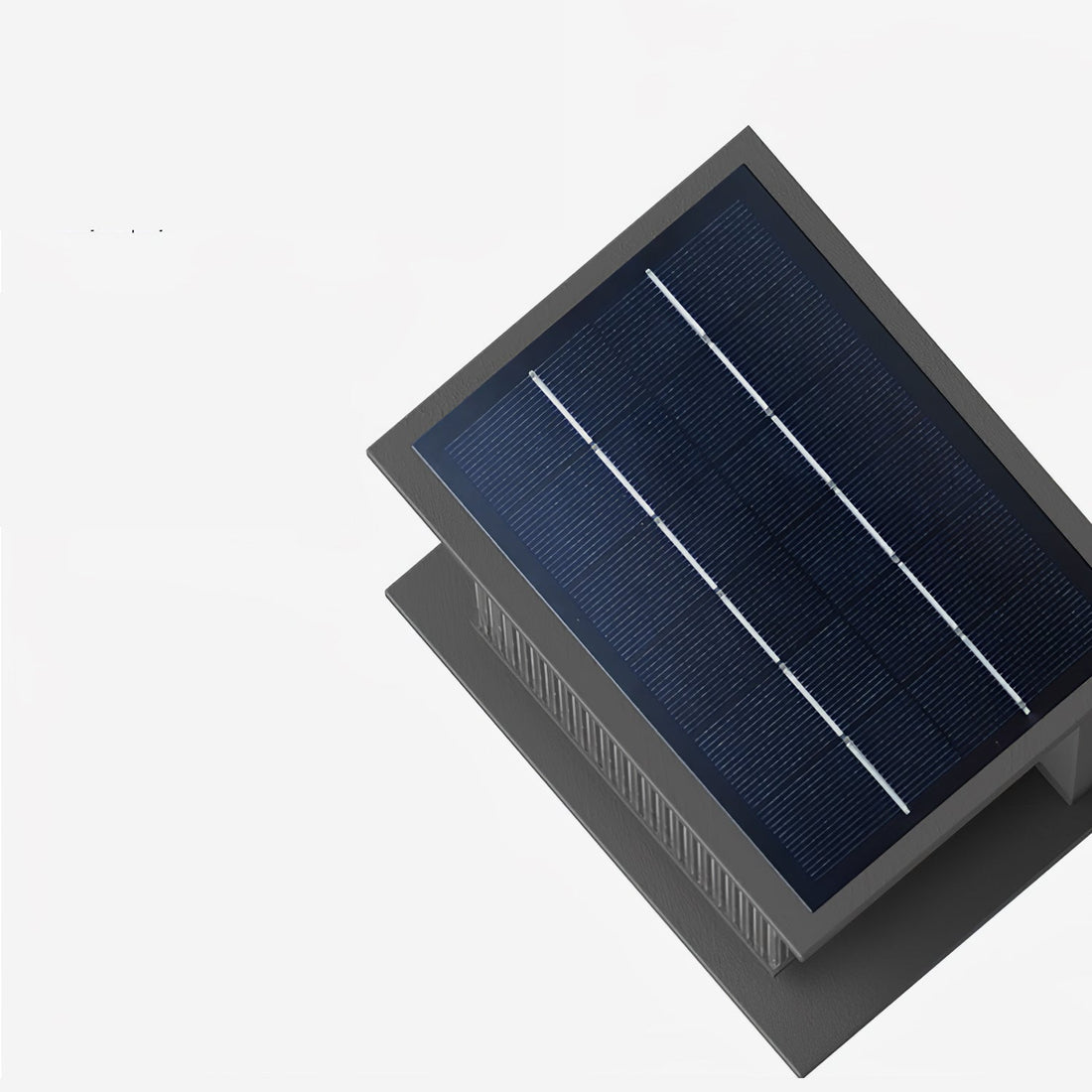 Rechteckige Solar-Außenwandleuchte - LED-Licht für den Garten