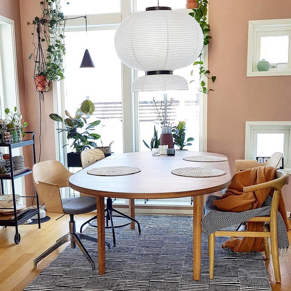 Modern Pendant Swag Lamp - Rice Paper Lamp for Bedroom