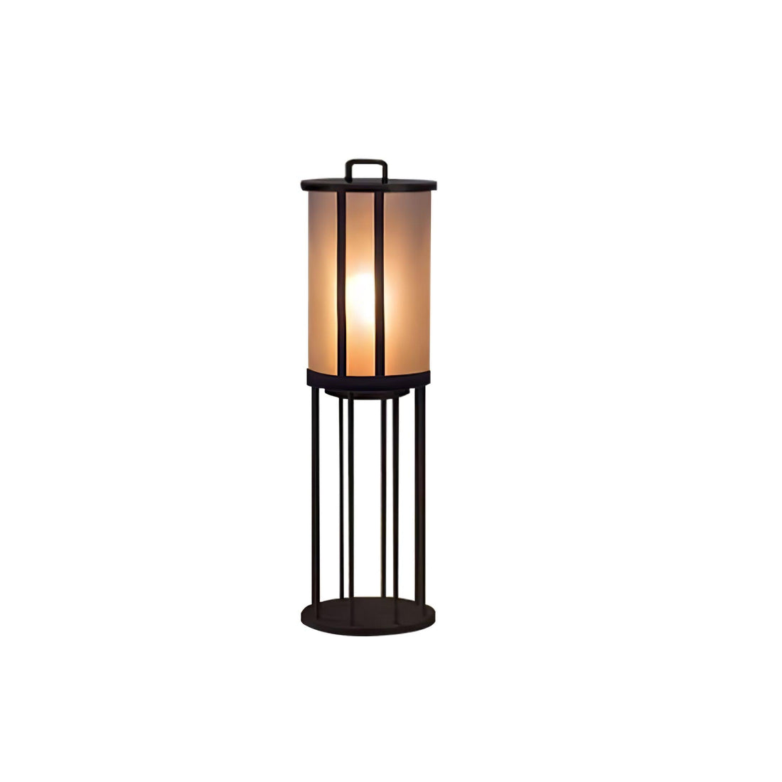 Runde Laterne Außenlampe - Acrylsäule Warmes Licht für den Gang